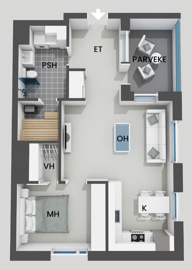 2Ndhomes Tampere "Kanava" Apartment - 1Br Apt With Sauna & Balcony Kültér fotó